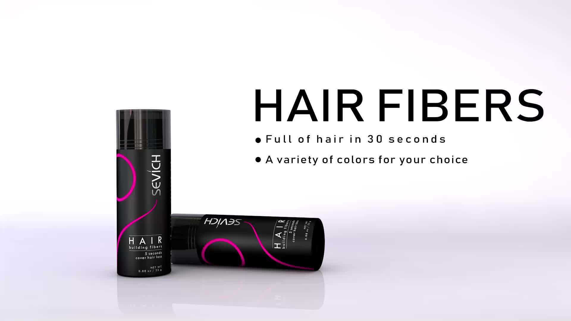 Sevich Hair Volumizing Powder Keratin Hair Fiber Powder For Bald Head