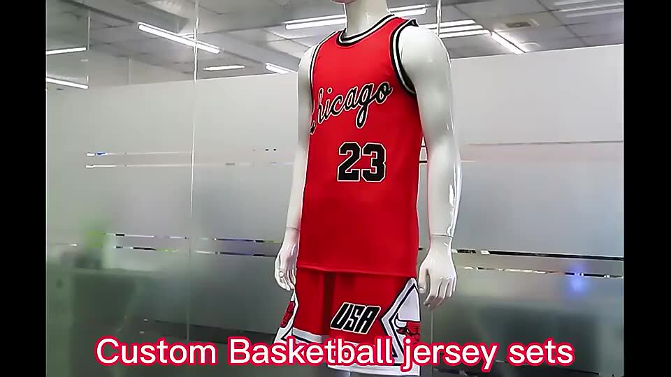 Red And Black Basketball Jersey Sublimated Custom Bulk Basketball