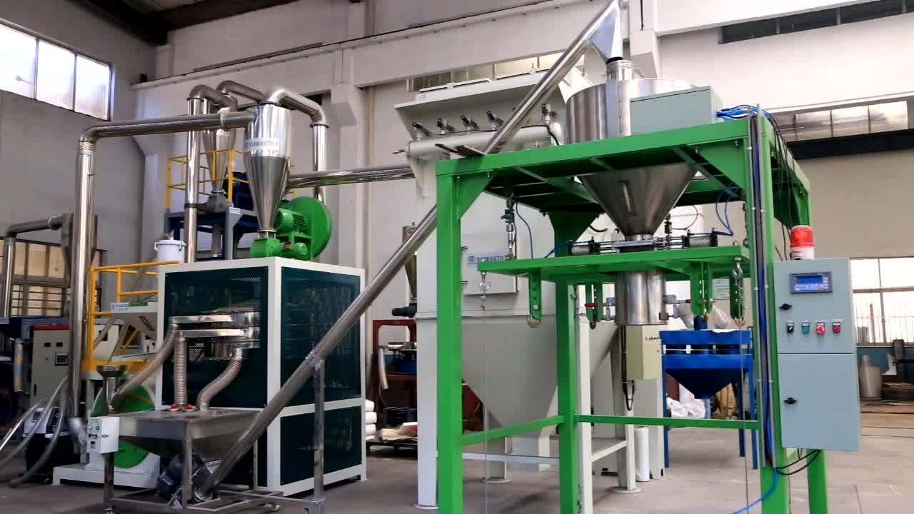 Waste Plastic Powder Making Pulverizer Plastic Grinding Milling Machine