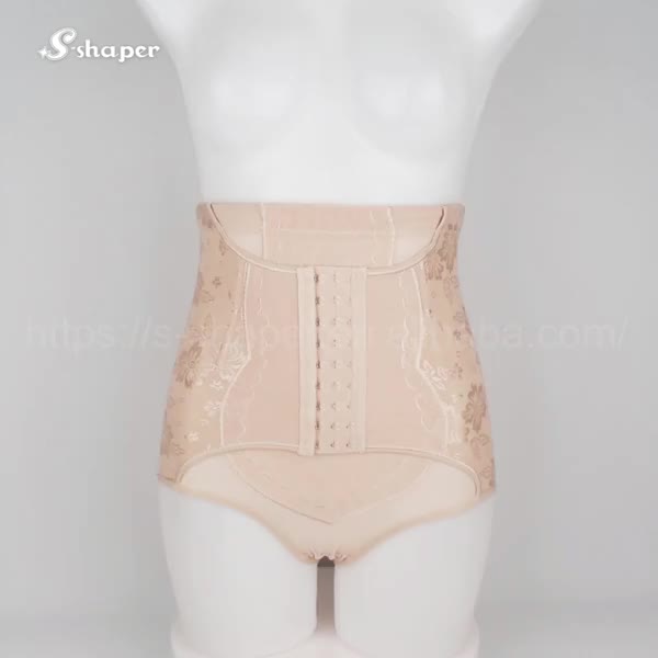 Sshaper Front Lace Up Back Support Corset Body Shapers,Fat Women Nylon