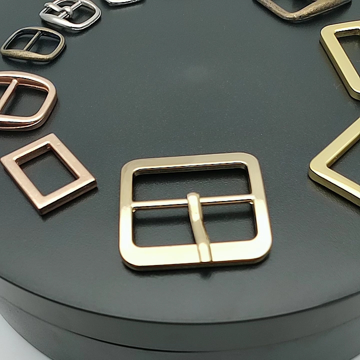 Factory Wholesale Adjustable Metal Slide Buckle Zinc Alloy Black Tri