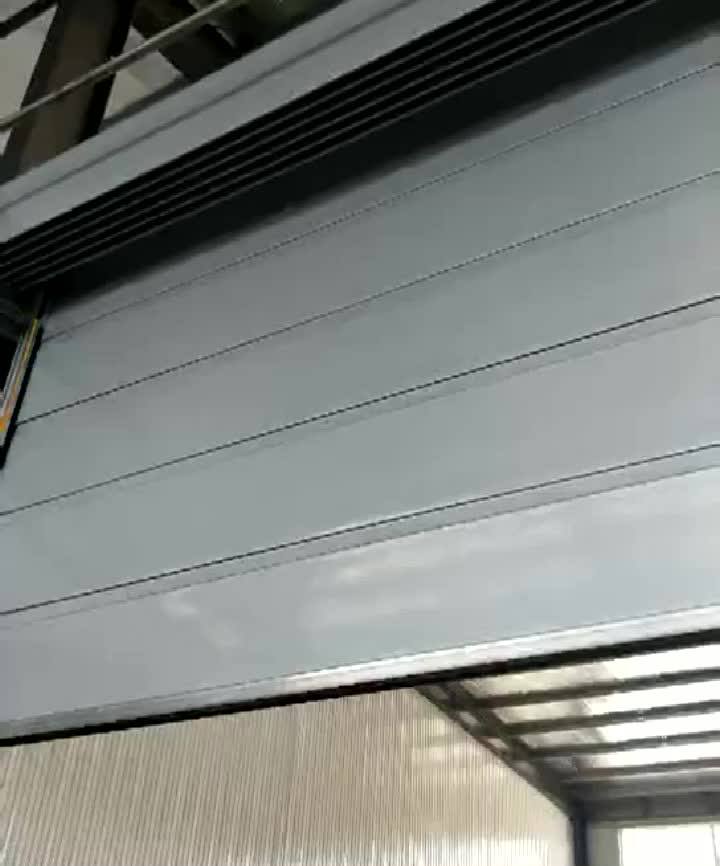 Electric Robust Insulated Industrial Folding Shutter Door For Factory