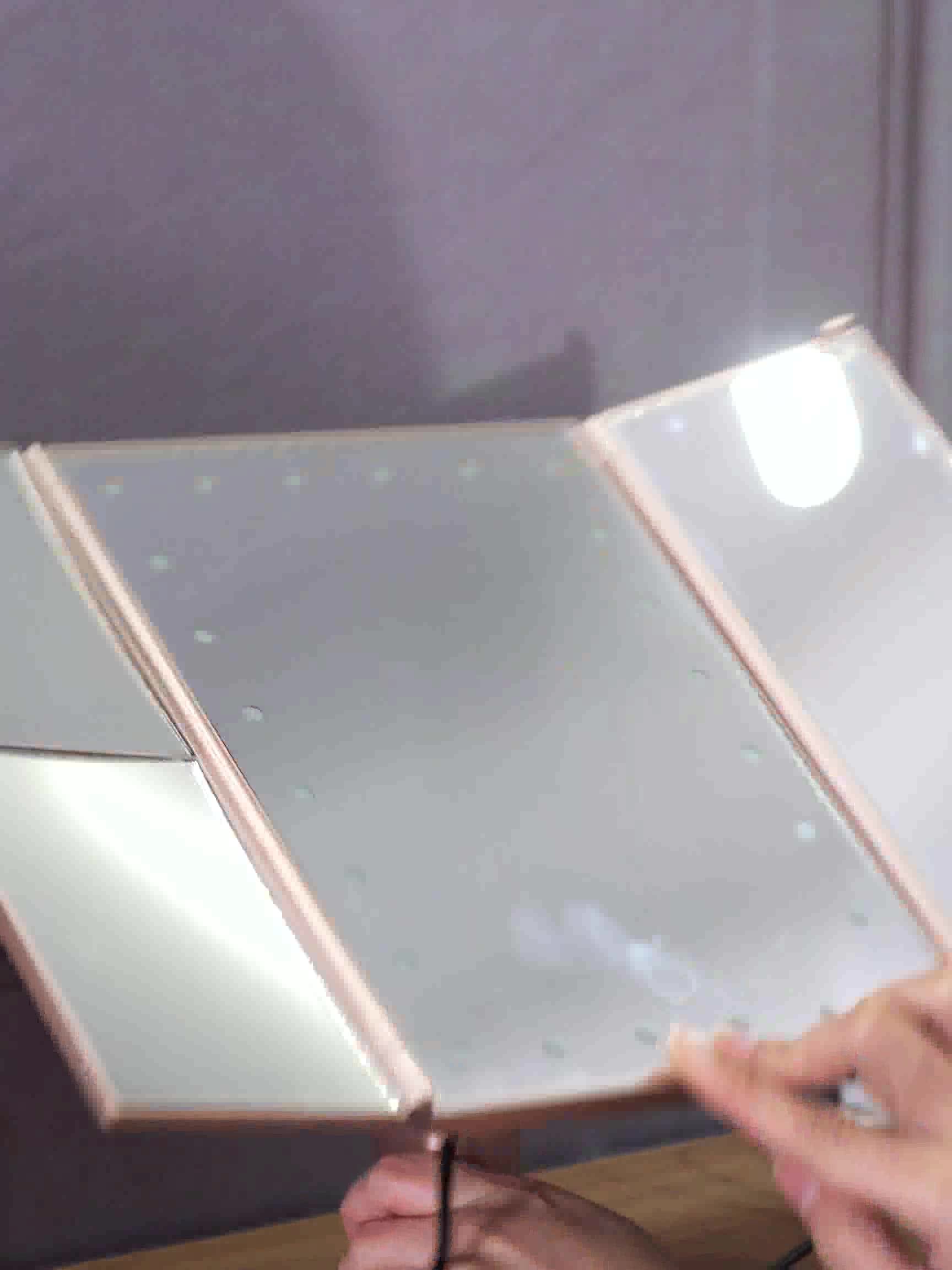 Usb Use Led Makeup Mirror Smart Touch Control Lighted Vanity Stand Up