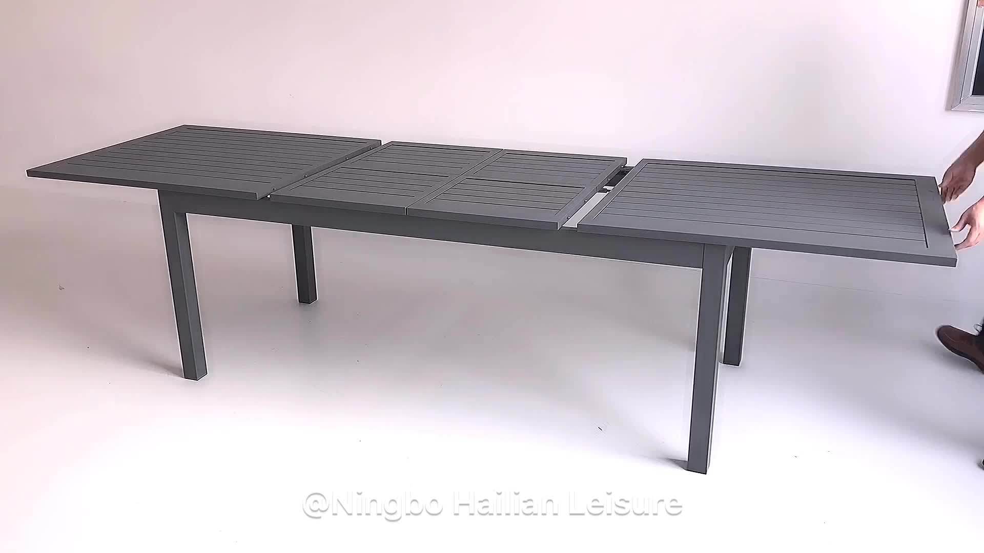 Outdoor Extension Meeting Aluminum Dining Table Modern Buy Dining