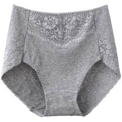 ຊຸດຊັ້ນໃນຂອງແມ່ຍິງ Weisifu ແອວສູງຂອງຝ້າຍບໍລິສຸດ crotch hip-covering breathable seamless sexy lace fabric shorts