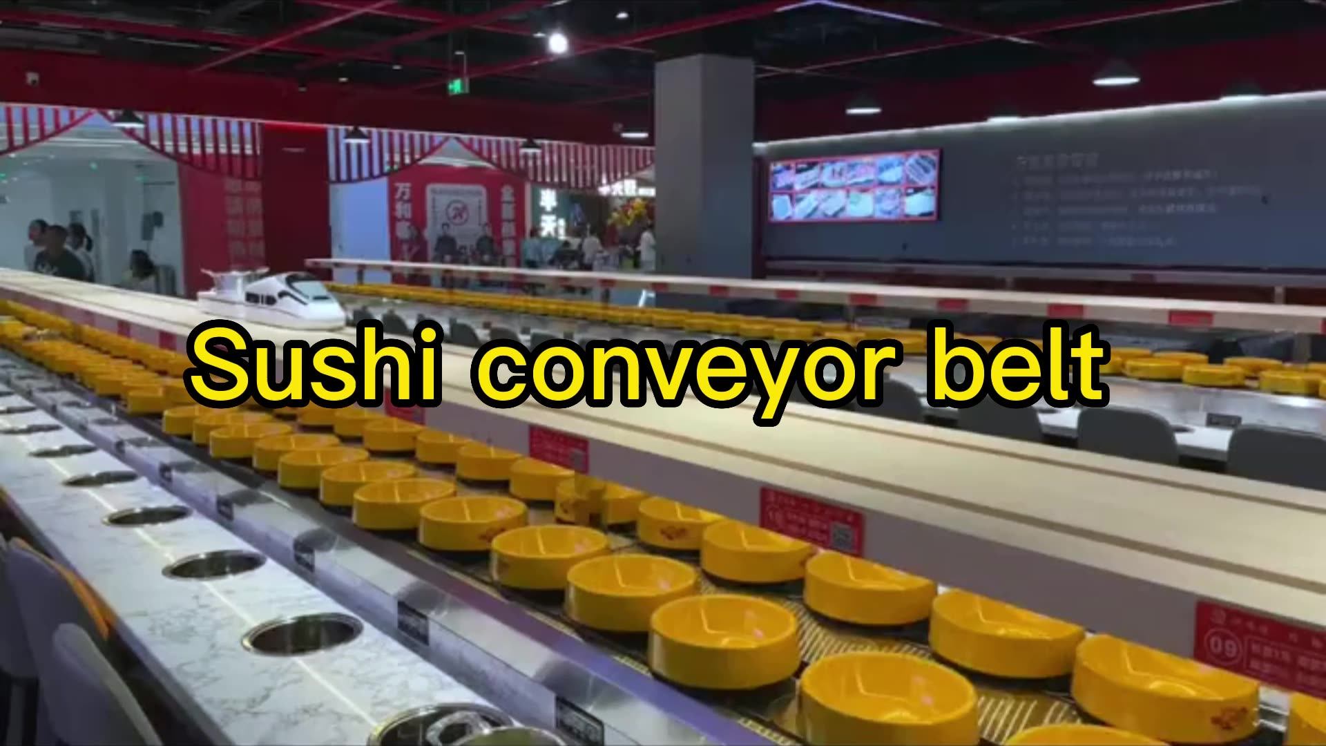 Factory Directly Sushi Belt Conveyor System 360 Degree Conveyor With