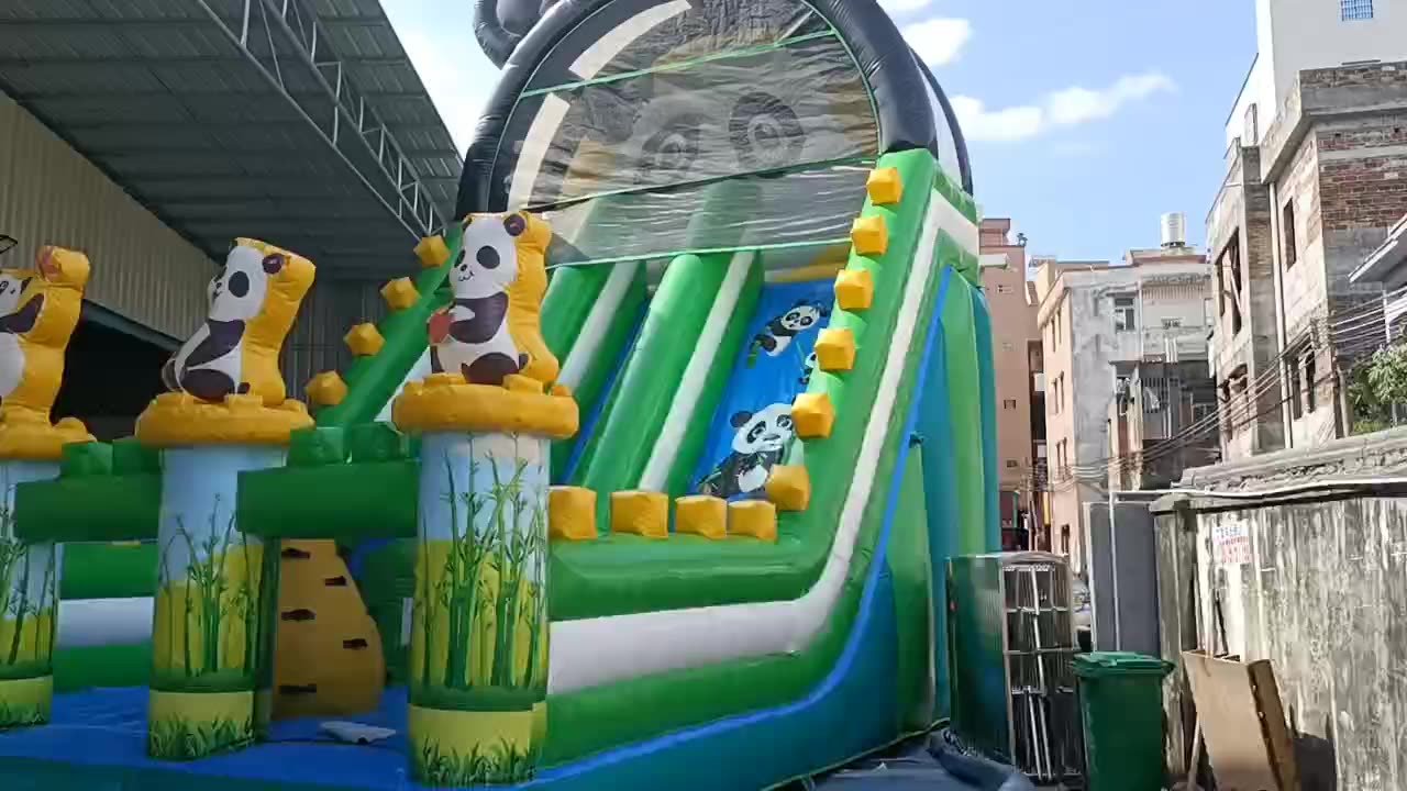Батут горка заяц