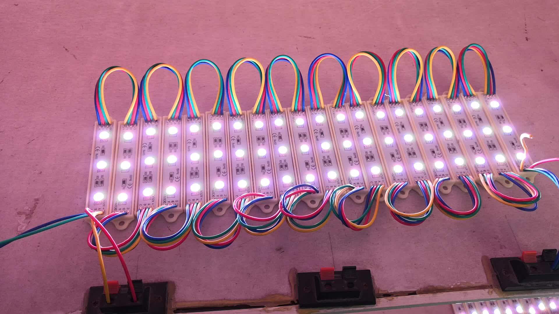 Samsung 5050 Rgb Smd 3 Led Module Ip68 For Signage Lighting,12v 0