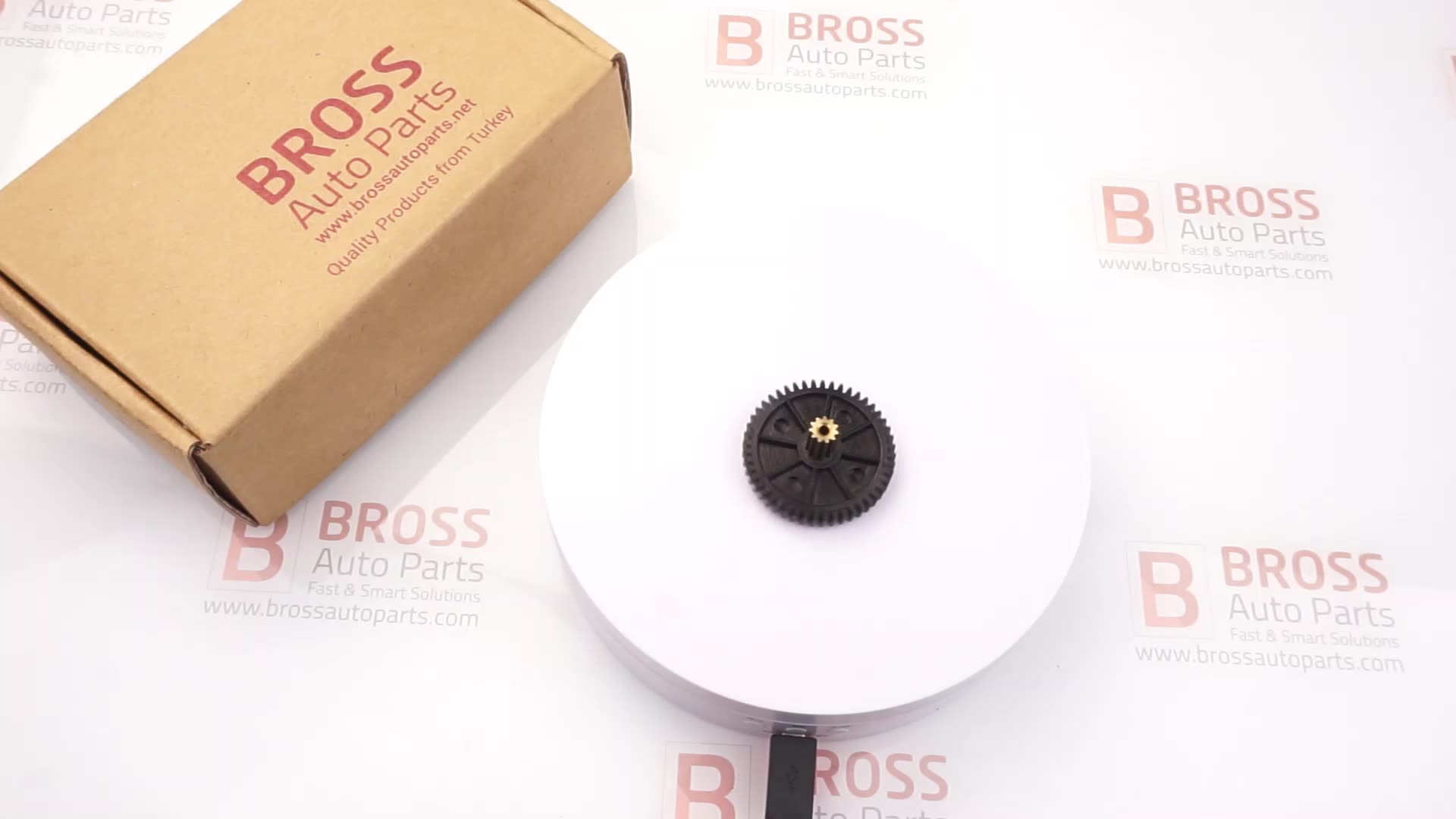 Bross Auto Parts - BGE37 Rear Window Curtain Sun Shade Gearbox Motor Gear For Mercedes W124 BMW E46 E39