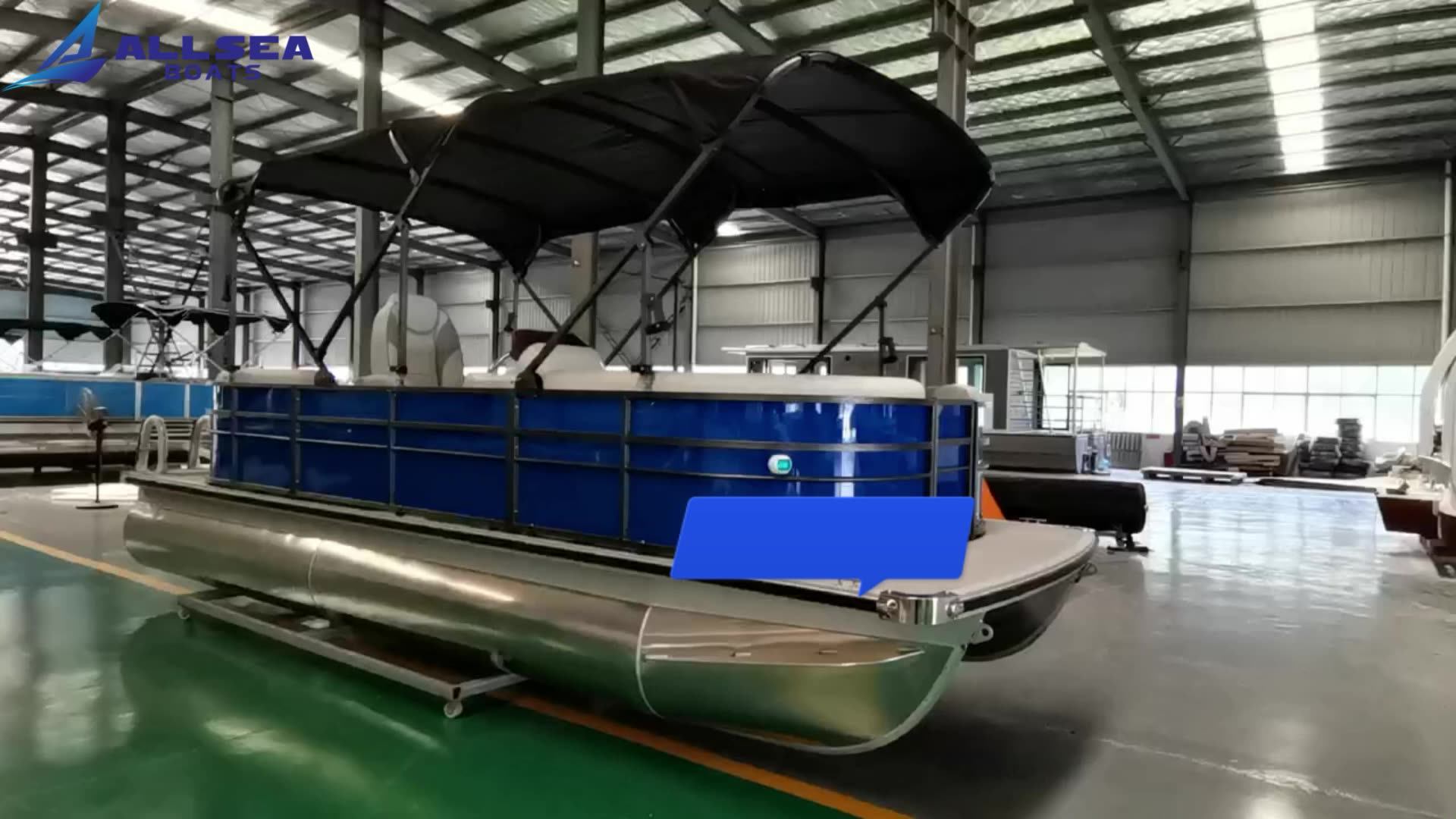 Allsea 21ft 6.4m Fully Welded Double Triple Tube Lake And River Party