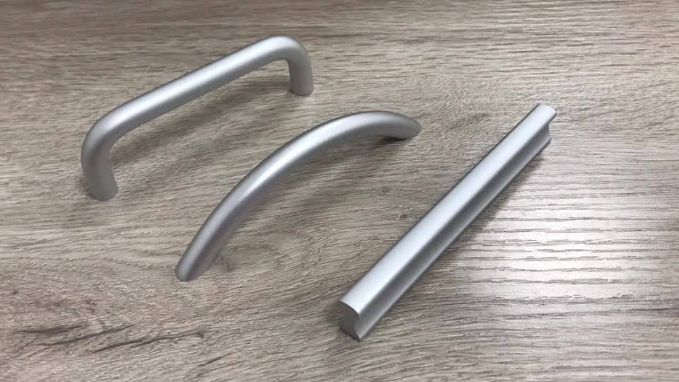 Anodized Matt Silver & Black Finishing Furniture Drawer