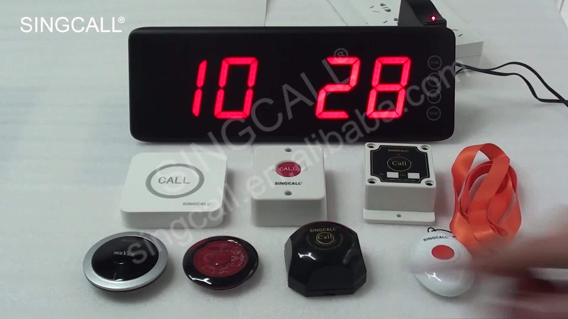 Singcall Table Buzzer Paging System Restaurant Wireless Caller Buy