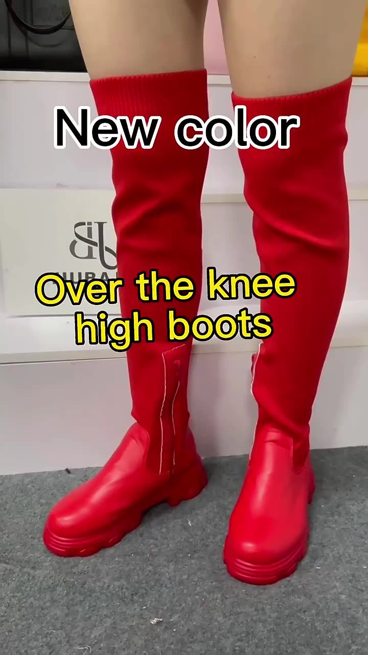 Winter Warm Woman Boots New Arrivals 2022 Platform Knee High Boots