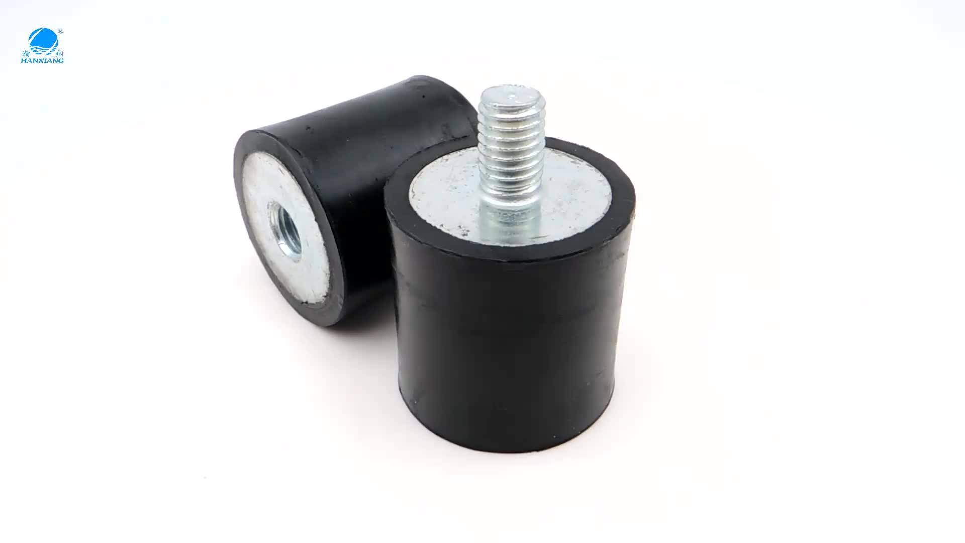 Hanxiang Vd Rubber Feet Screw M8 Cylindrical Rubber Bobbin Mount Buy