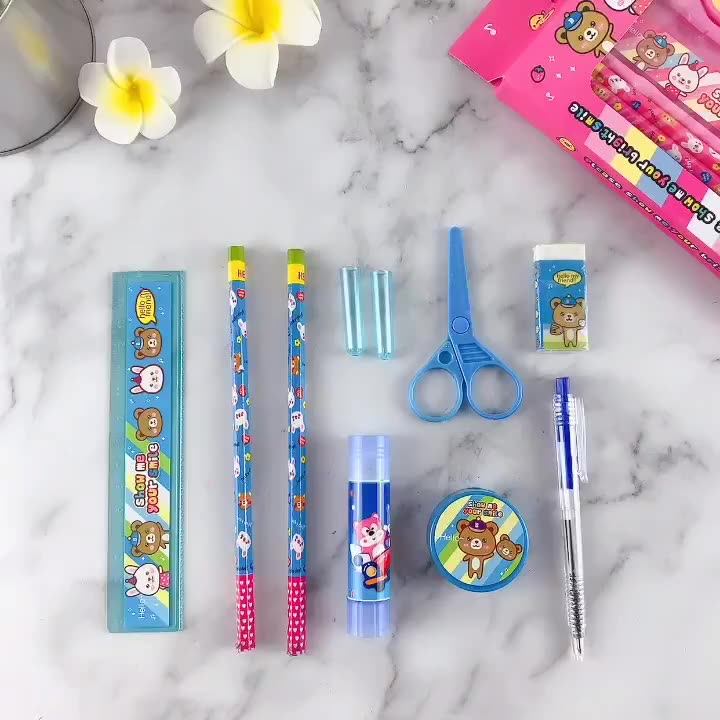 Creative Pencil Children's Stationery Set Gift Box School Supplies