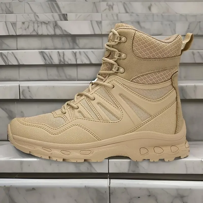 25 New Camouflage Tactical Boots Military Boots Special Soldier Boots Men's plus size Outer Size Outdoor Four Seasons Middle Help Combat Boots