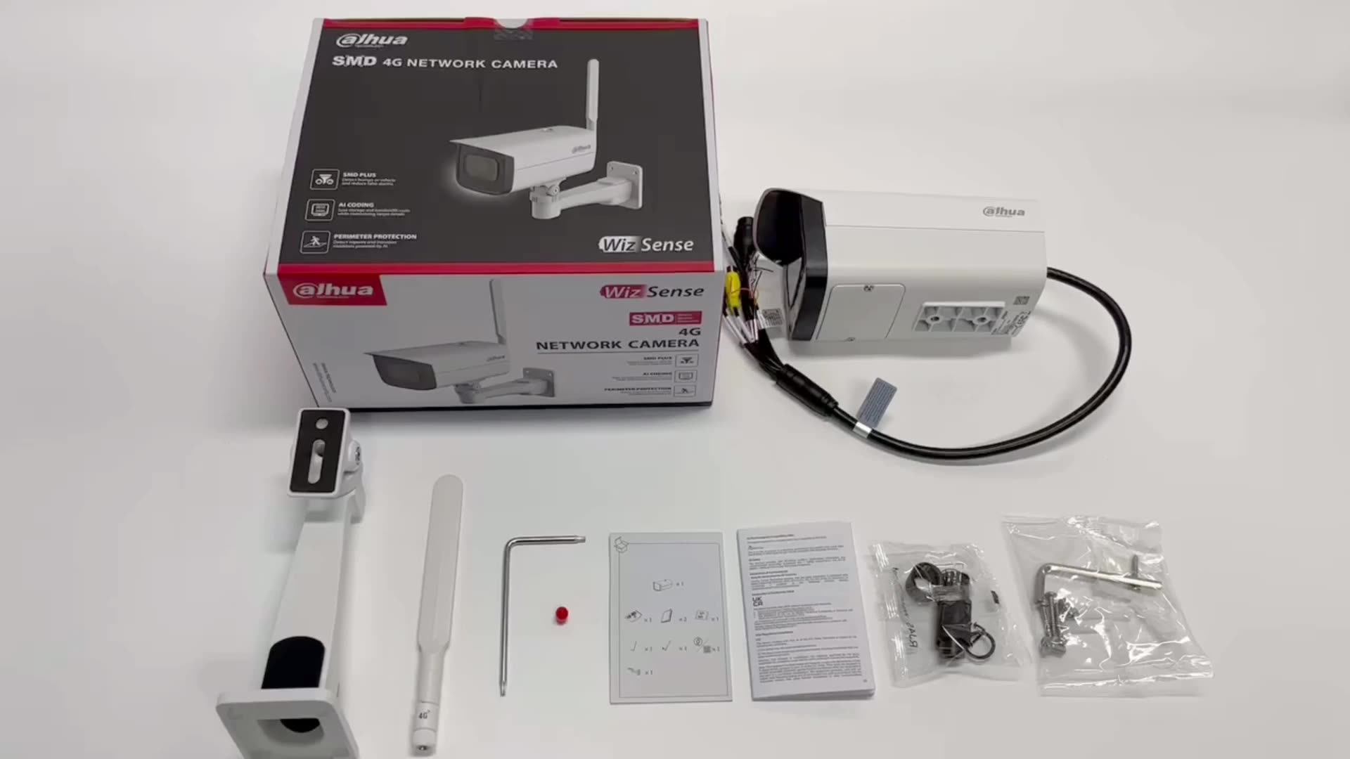 Dahua IPC-HFW3441DG-AS 4MP IR Bullet Camera with 4G Connectivity