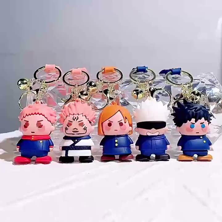 Ujutsu Kaisen Anime Plastic Rubber 3d Pvc Keychain/keyring Buy