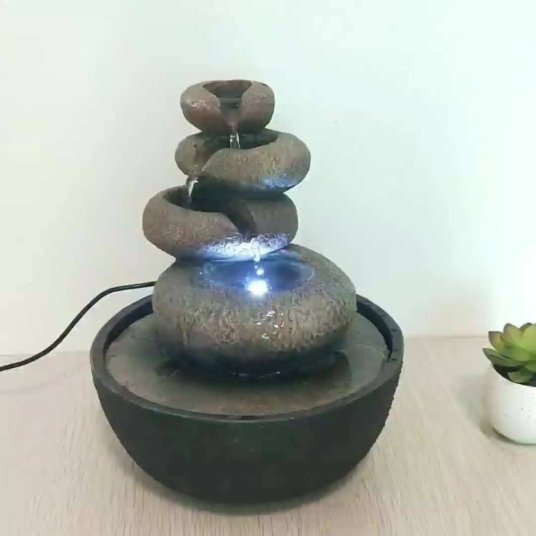 Small Handmade Water Fountain Indoor Artificial Rock Waterfall Buy