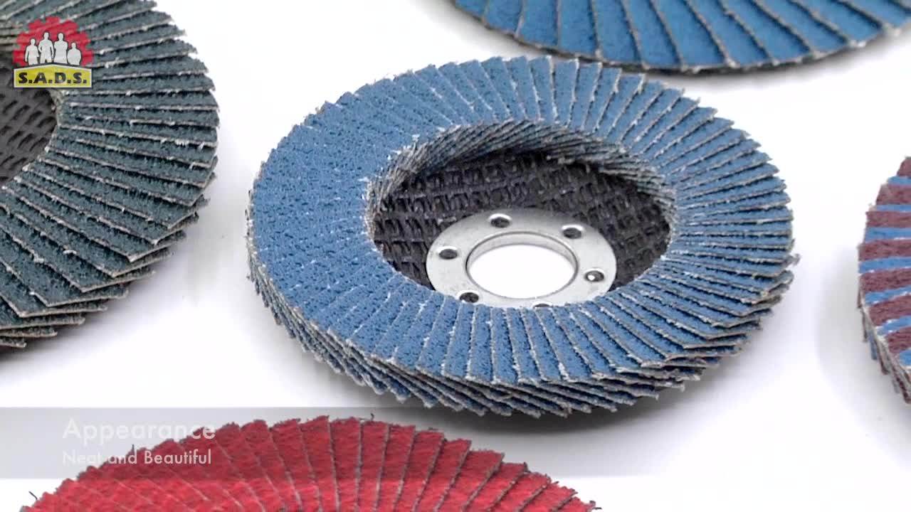 Flexible Grinding Adhesive Stainless Steel Extra Power 4.5" Glue Making Wheel Diamond Flap Disc