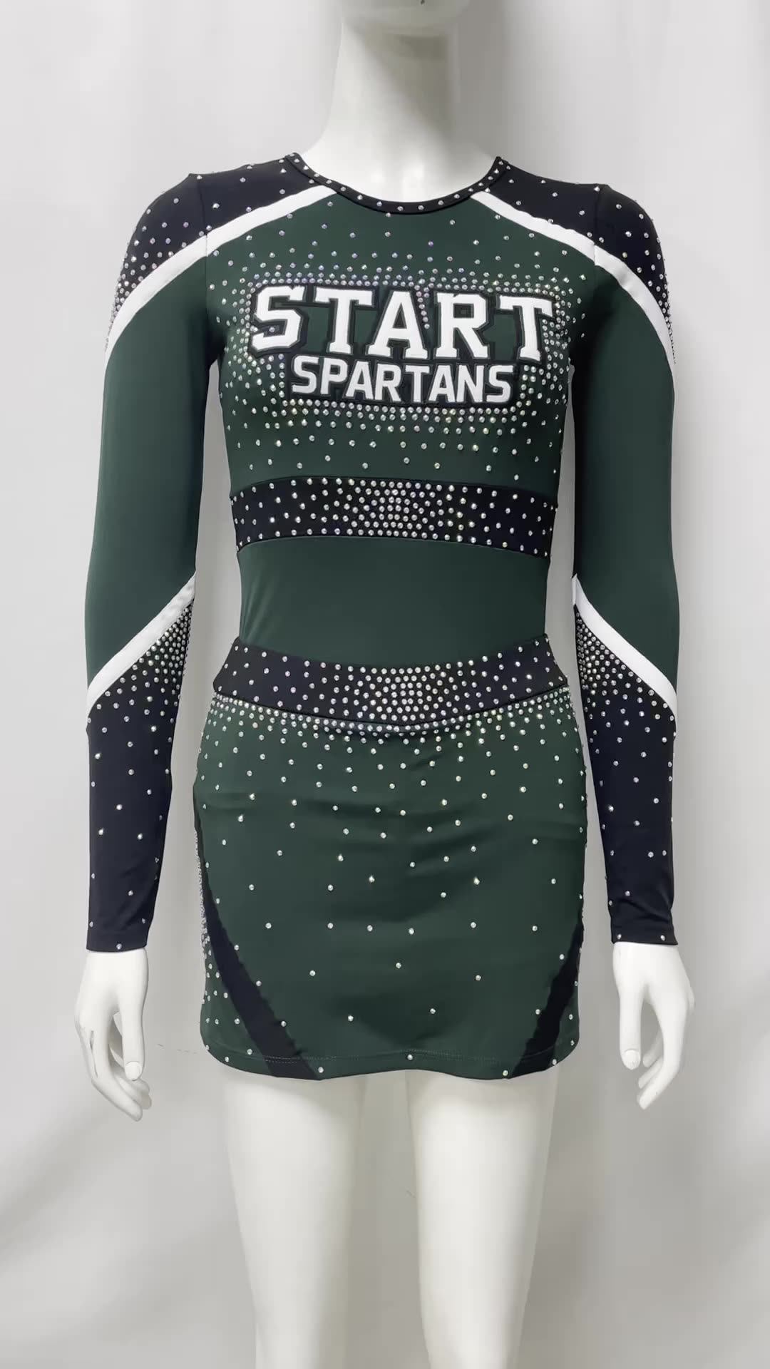 2023 Cheer Costume Design Your Own Cheerleading Uniform Spandex Cheer