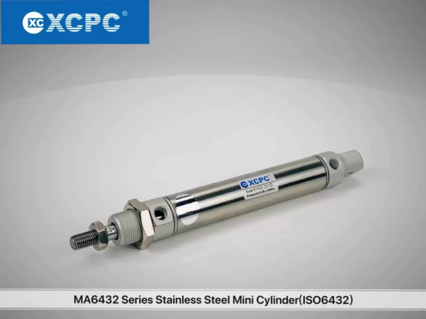 Iso6431 Standard Dsnu Type Stainless Steel Sing Acting Air Pneumatic