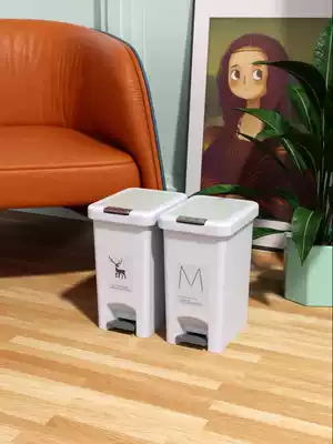 Nordic European room cover foot-stepping trash can household toilet dressing room kitchen living room creative