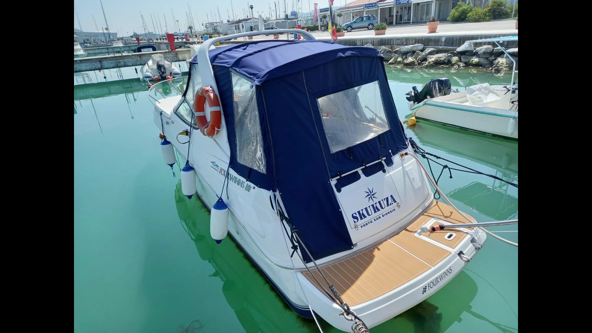 Коврик для плавания Searay 230 Signature из тикового дерева EVA