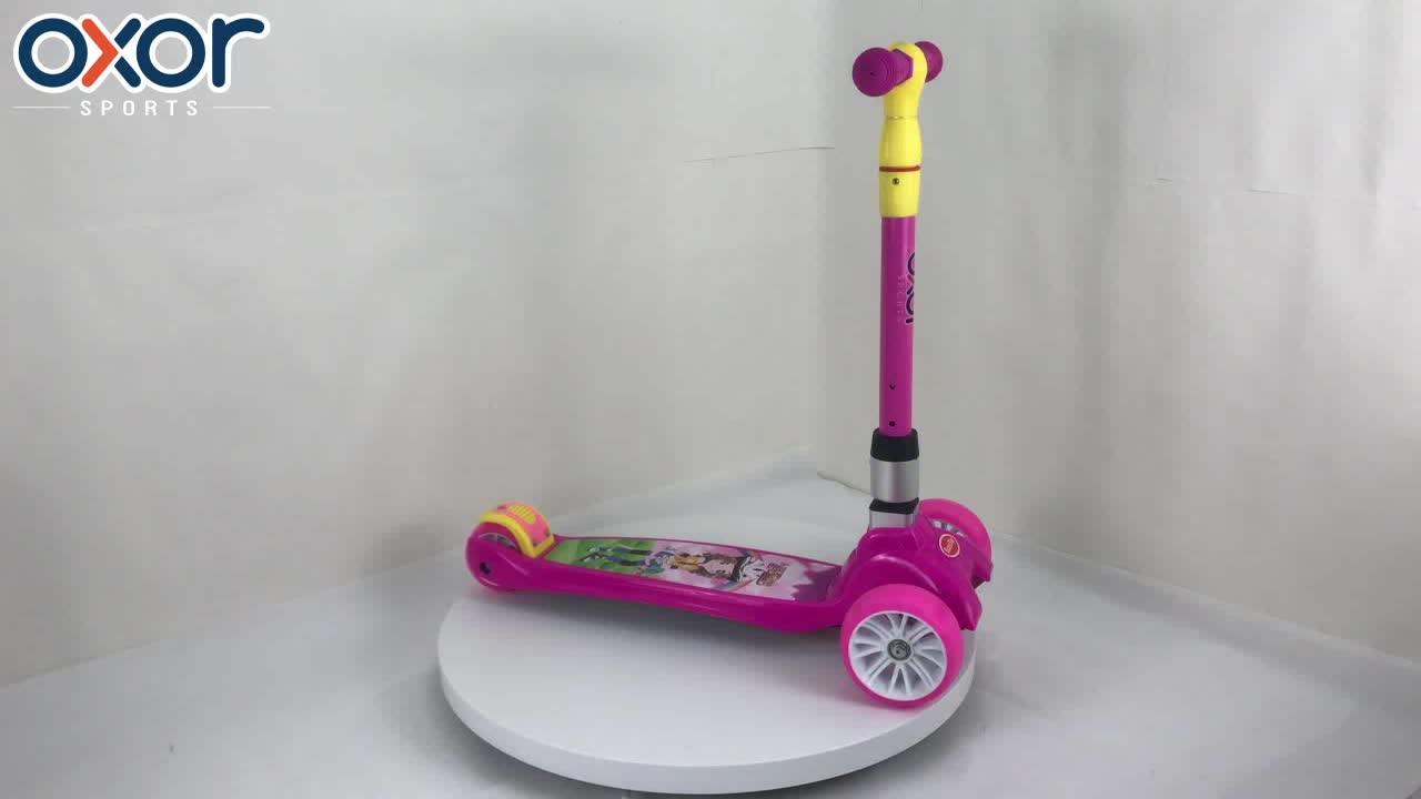 Hot Sale Foldable New Style 3 Wheel Child Kids Pedal Kick Scooter Buy