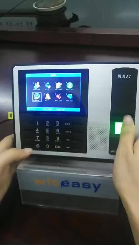 Wireless Biometric Wireless Fingerprint Scanner Time Attendance Machine