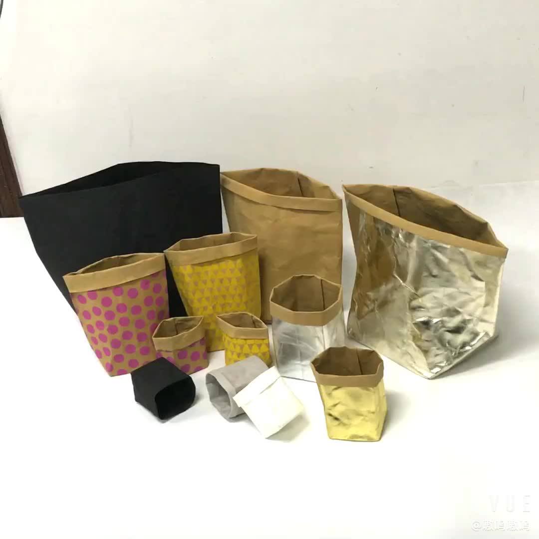 Good Touch Feeling Waterproof Washable Kraft Paper Bag - Buy Washable