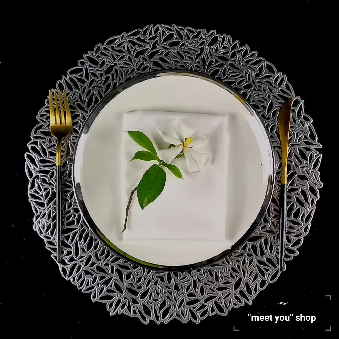 Luxurious Gold Round Placemat For Table Decorating Buy Luxurious