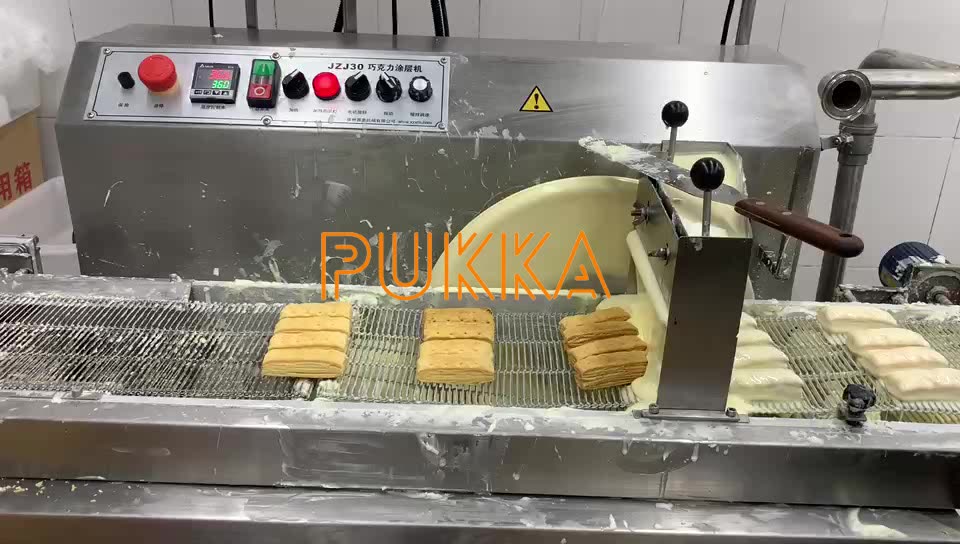 Professional Small Chocolate Bar Making Machine Snack Chocolate Enrobing Coating Pan Machine