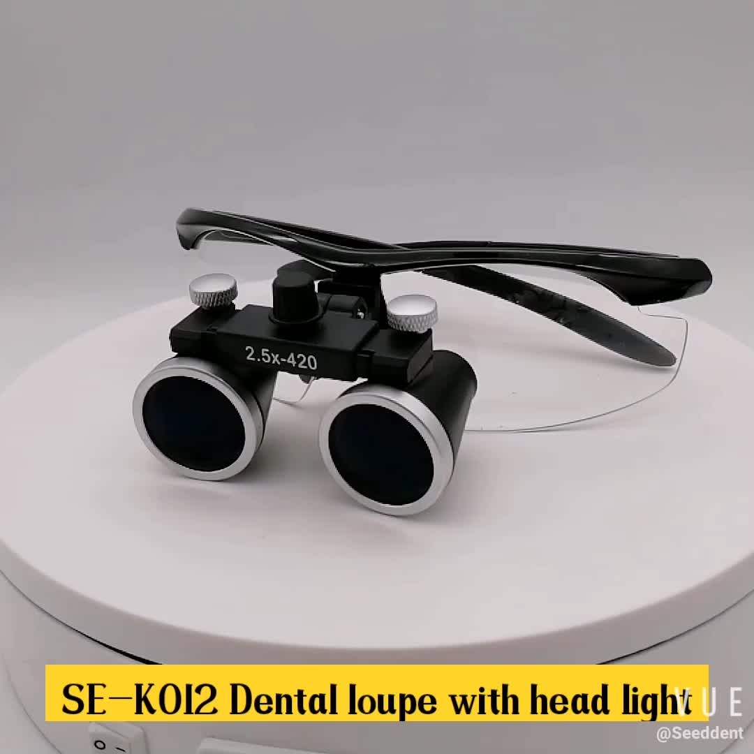 2.5x/3.5x Magnifying Glass Surgical Dental Loupes With Rechargeable Led