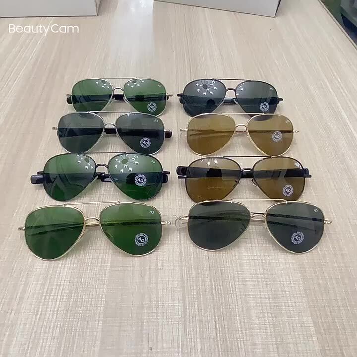 Gafas De Sol Clásicas De Americano Para Hombre,Lentes De Sol De Vidrio - Buy Clásico Gafas De Sol Americano Óptica Gafas De Sol,Óptica Gafas De Sol Ao Gafas De Sol,Piloto De