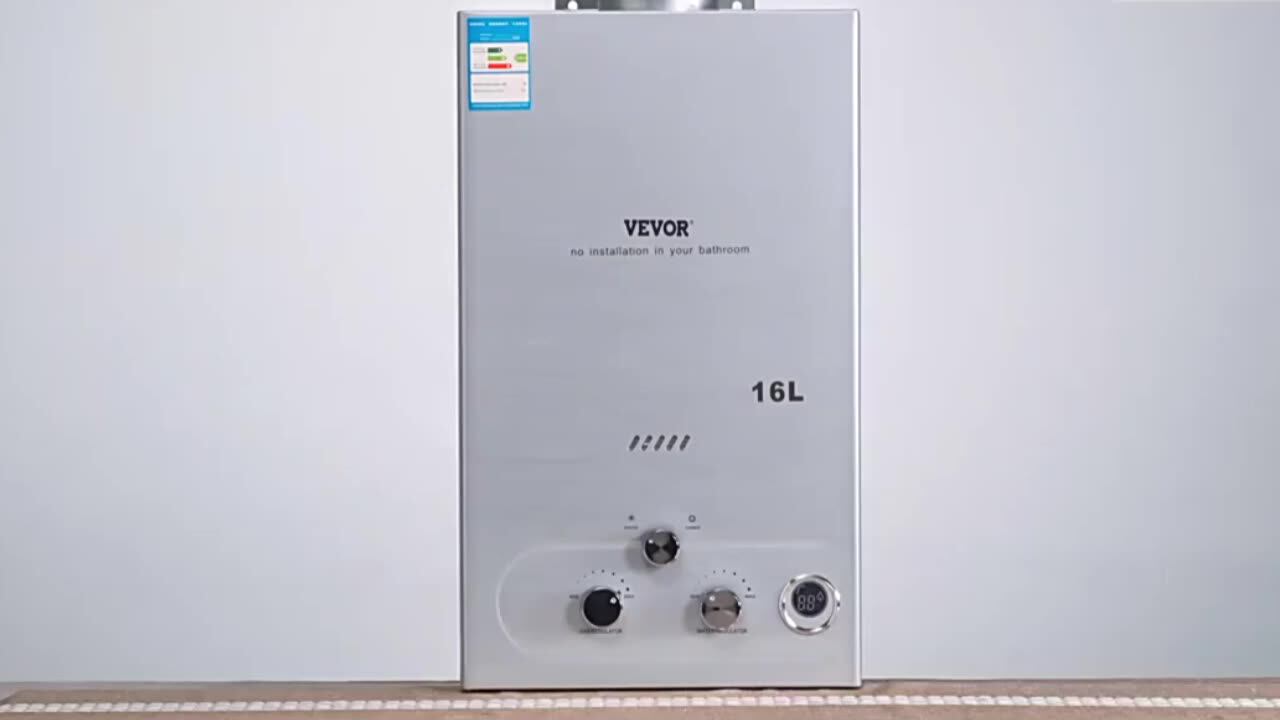 16L Instant Electric Gas Water Heater for Hotels Commercial Use