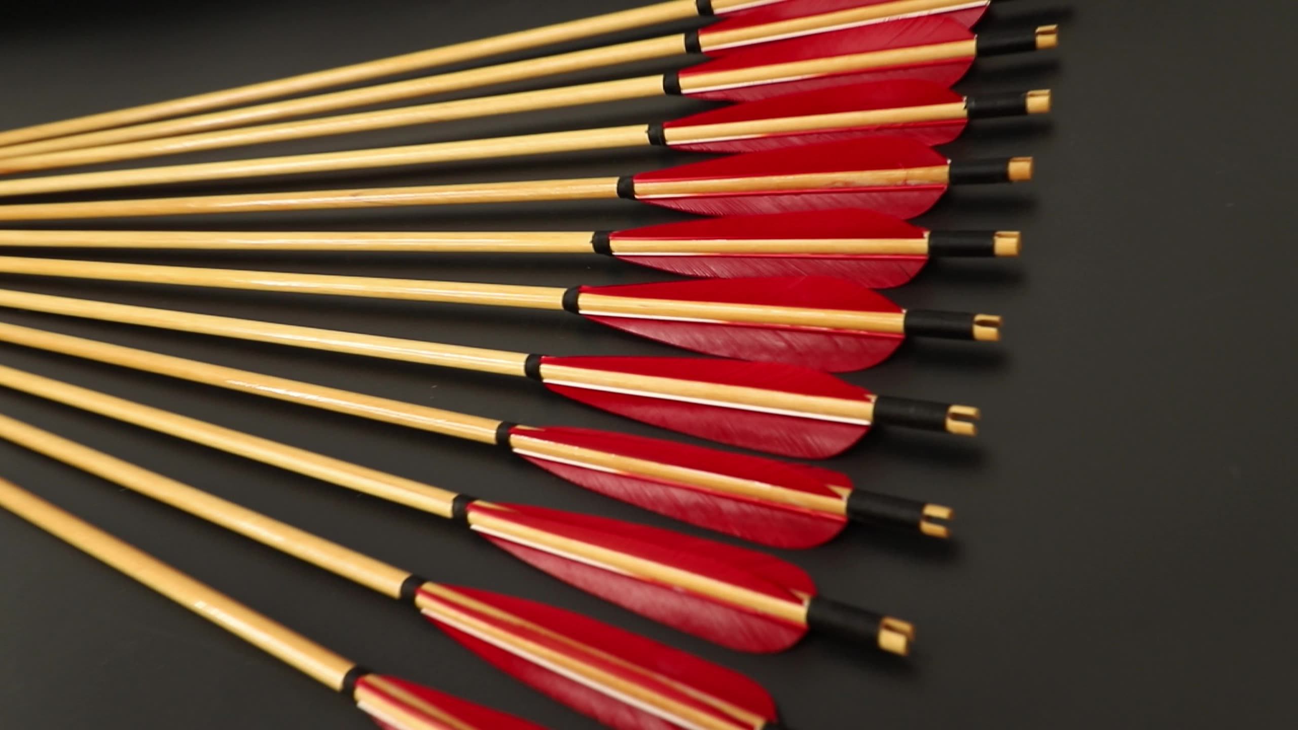 32 Inch Traditional Target Hunting Arrows Turkey Feather Fletching