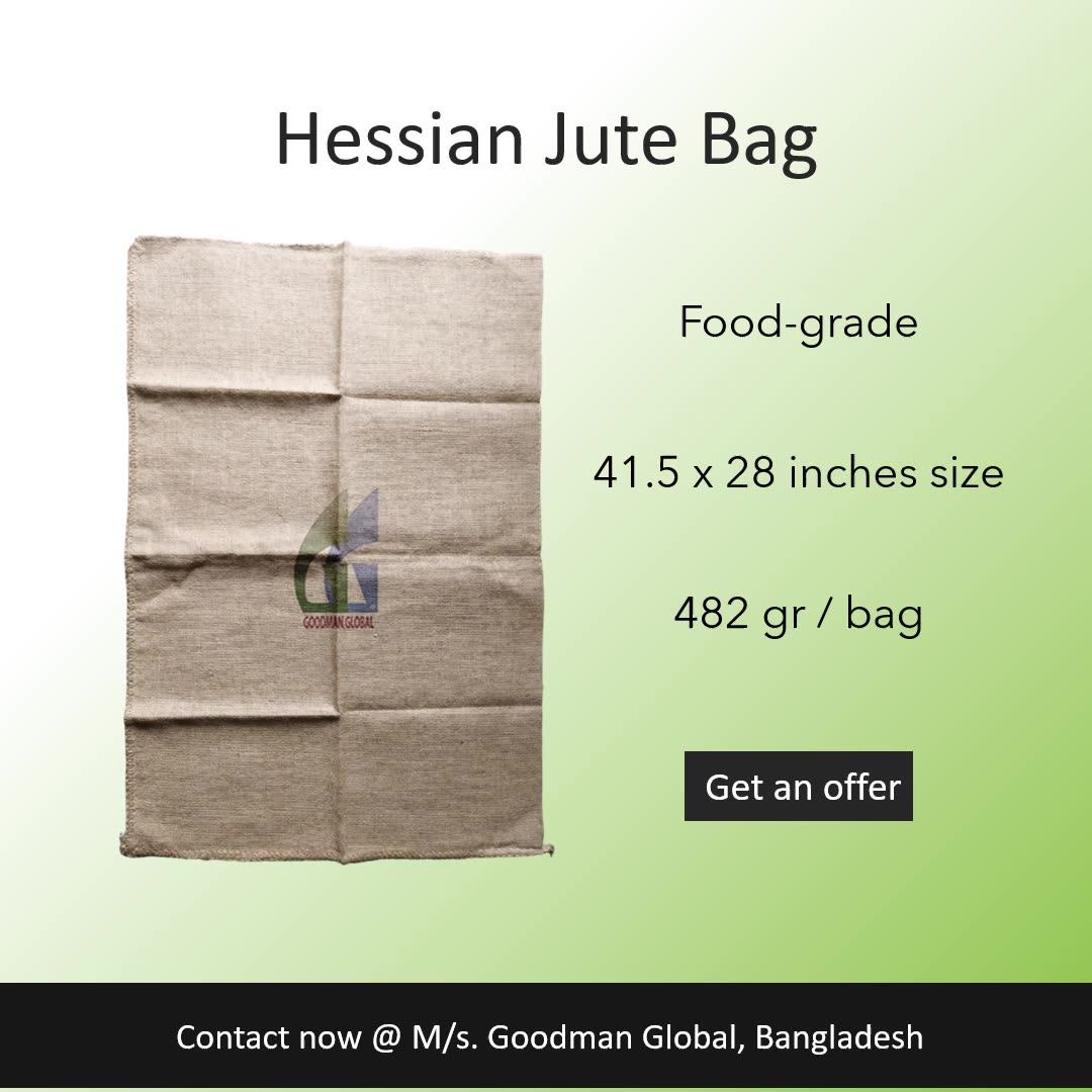 105x71 Cm 482g New Hessian Bag For Coffee Cocoa Foodgrade Jute Sack