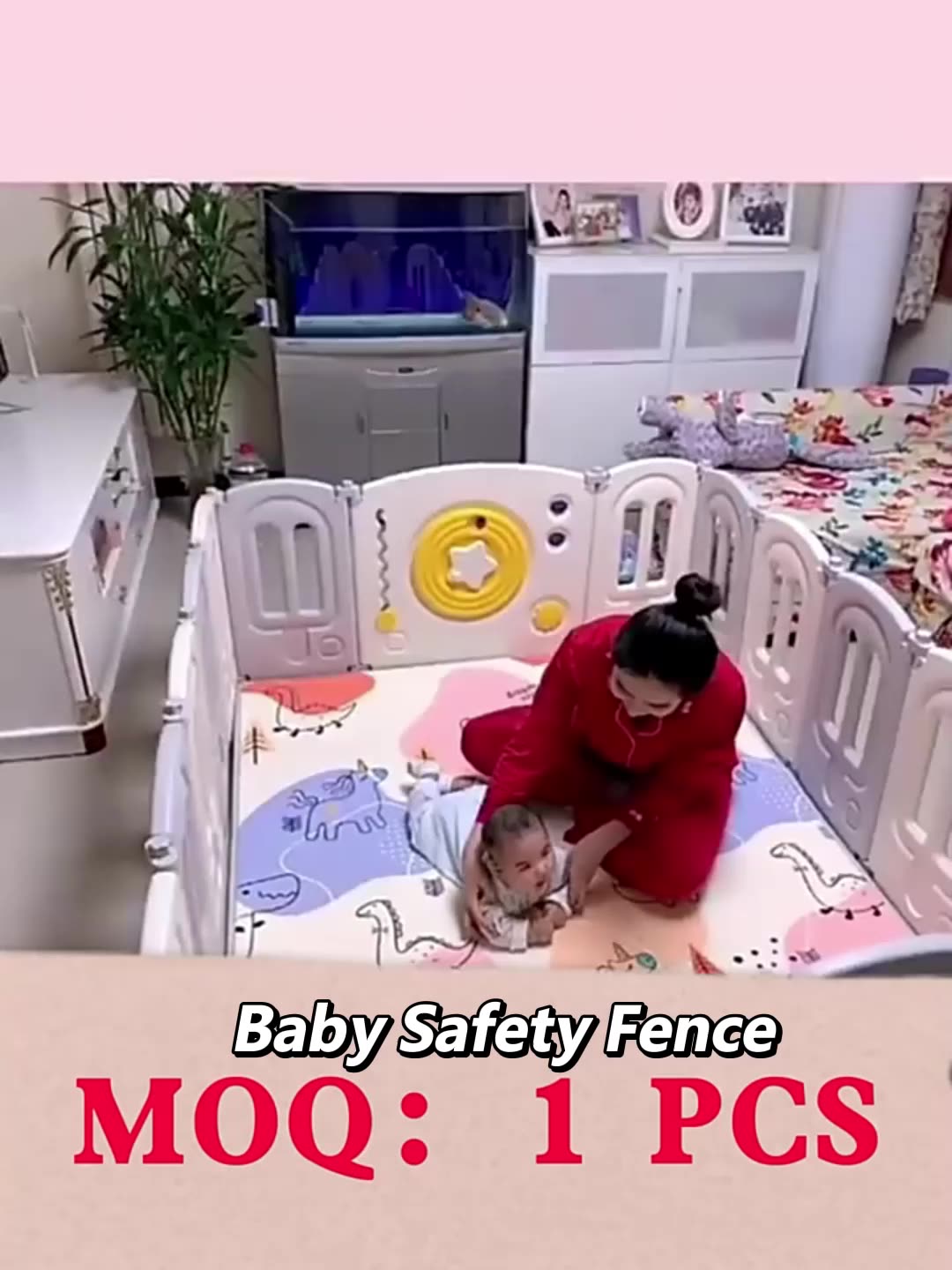 2022 Thicken Upgrade Playard Baby Playpen Fence Foldable Playpen For