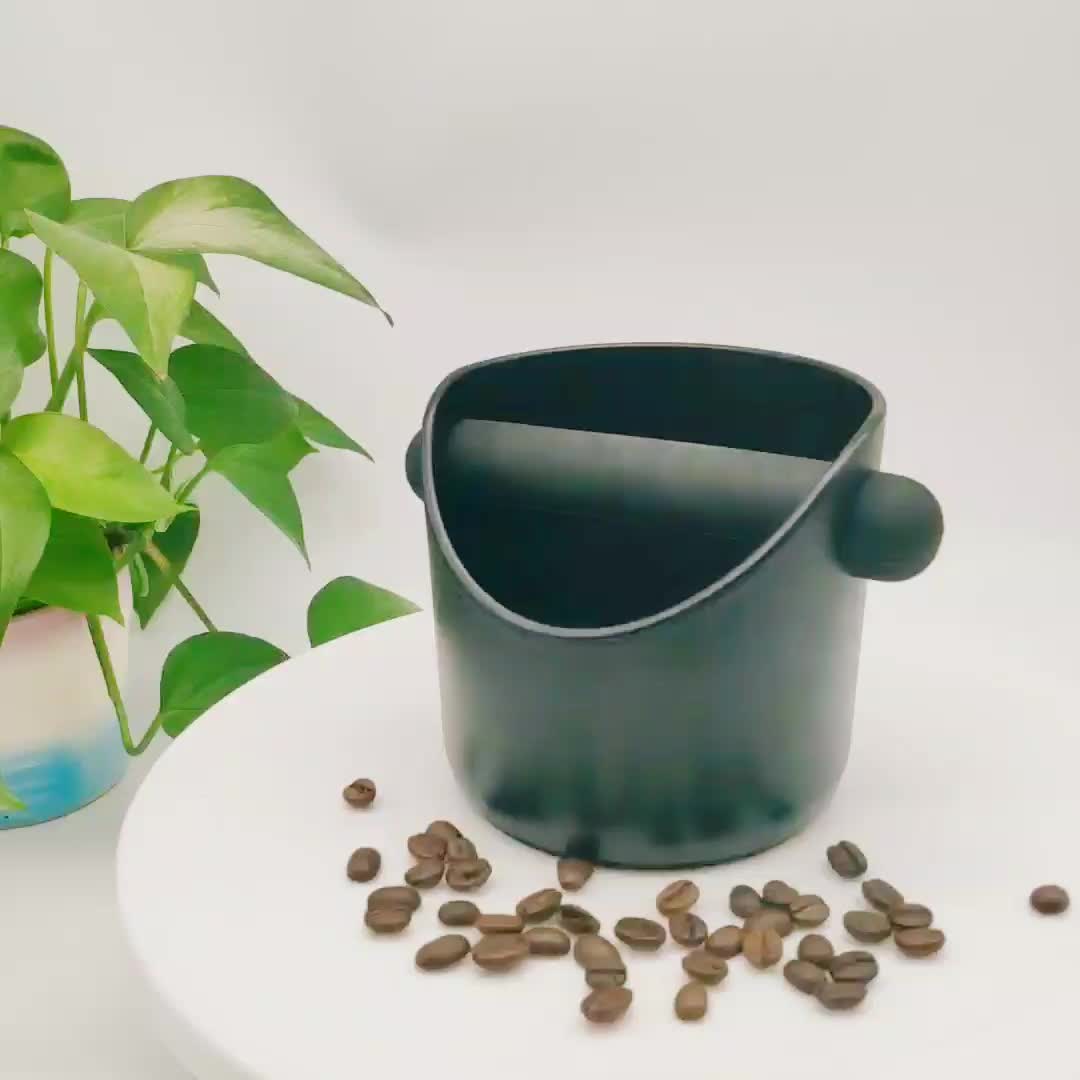 Coffee Knock Box Espresso Bin Container Holder Grinds Waste Tamper