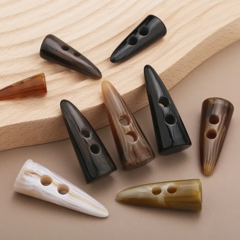 Wholesale resin imitation horn buttons cashmere coat buttons woolen…