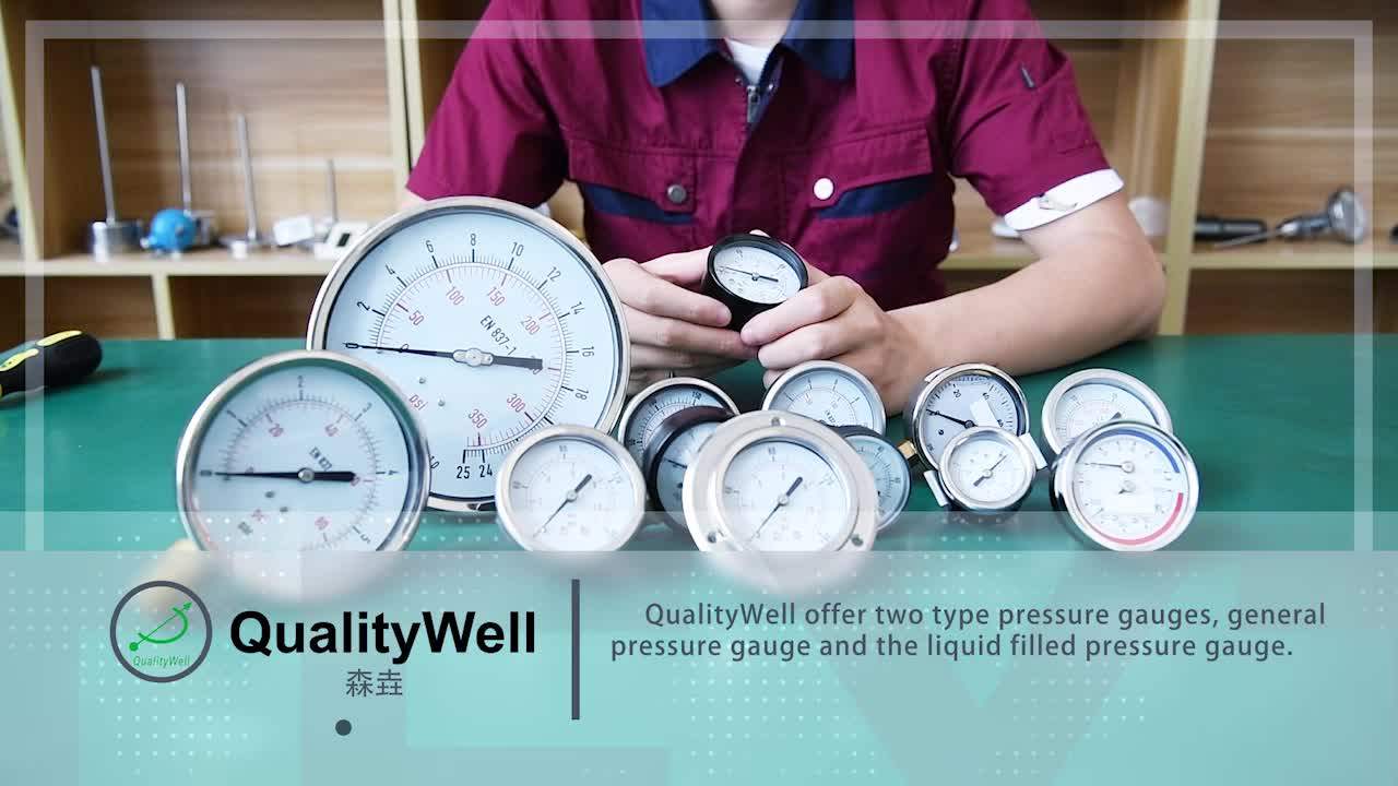 2.5 Inch Panel Mount Pressure Gauge With U Clamp Buy Pressure Gauge