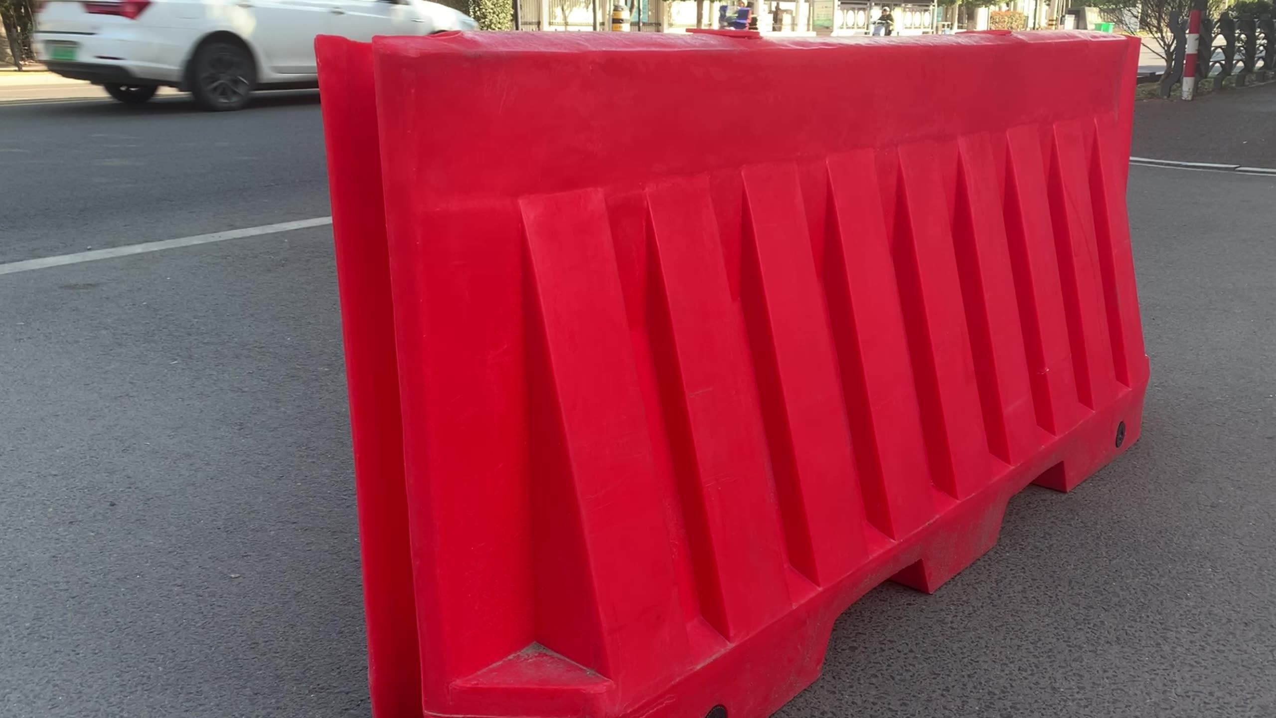 Flood Barrier Water Filled Orange Reflective Highway Factory Direct Pe