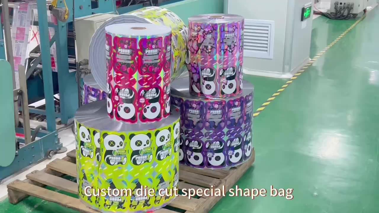 Direct Print Custom Mylar Bags Child Resistant Tobacco Bag Pouch Soft