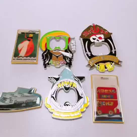 Cheap Unique Fridge With Your Own Logo Metal Custom