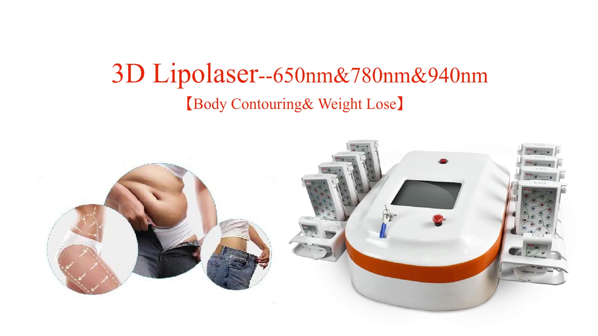 LIPO LASER Liposuction Fat Cell Melting Inch Loss Slimming Toning Diet Machine e