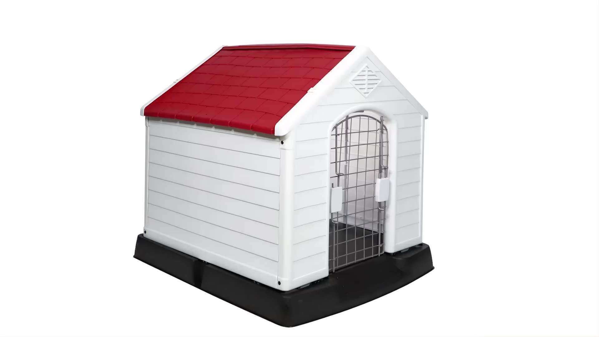 Wholesale Waterproof Breathable Sunproof Prefabricated Air Conditioner Kennels Luxury Pet