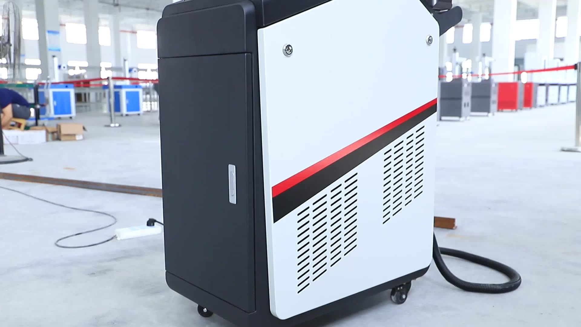 High Power 100w 200w 500w Laser Cleaning Machine Ipg Raycus Metal Rust