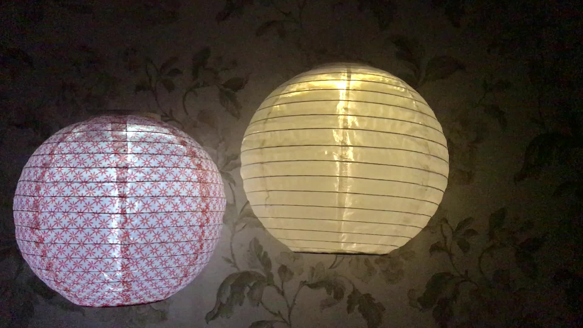 paper lantern garden lights