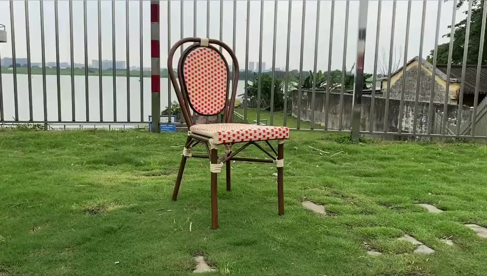 French Style Restaurant Cafe Rattan Wicker Bistro Chair Buy Rattan